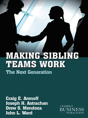 cover image of Making Sibling Teams Work